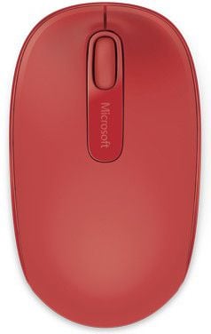 Mouse Microsoft 1850, U7Z-00033, Optic, USB, Wireless, 1000 DPI, 2 butoane, Rosu