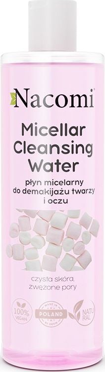 Nacomi Lichid micelar pentru demachierea feței și a ochilor îngustând porii 400ml