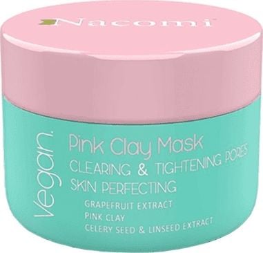 NACOMI_Vegan Pink Clay Masca purificatoare astringenta 50ml