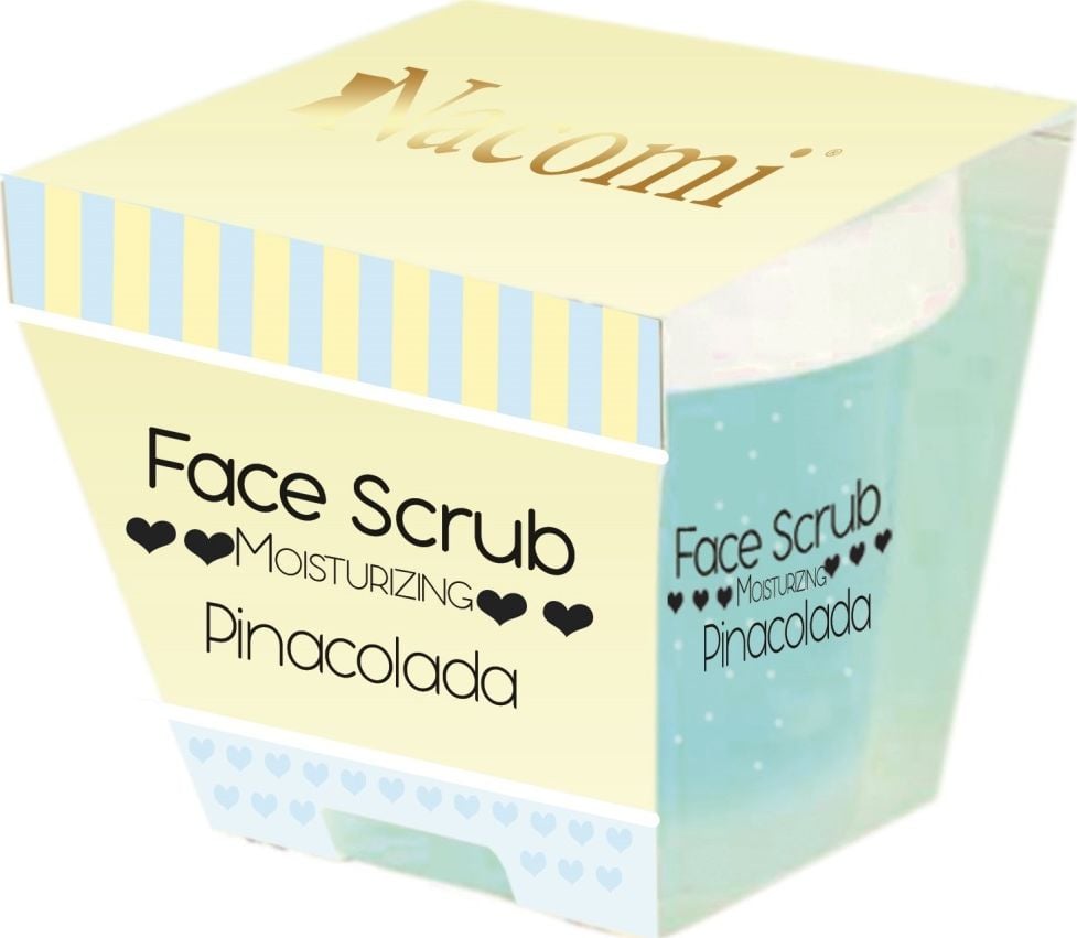 Crema de fata nacomi NACOMI_Face hidratante Scrub Scrub hidratarea feței și gurii Pinacolada 80g