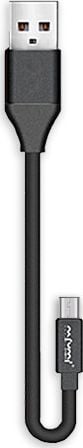 Nafumi USB-A - cablu microUSB 0,3 m Negru (25783)