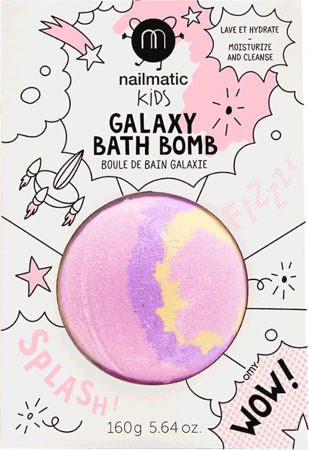 Nailmatic Nailmatic Kids Galaxy Bath Bomb Minge de baie pentru copii Supernova 160g
