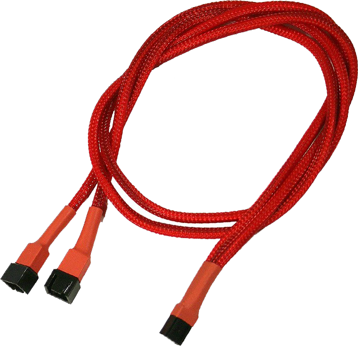 3 pini molex splitter 60cm, roșu (900300003)