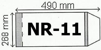 Husă de călătorie Narnia A4 reglabilă nr.11 (50buc) NARNIA - 131630