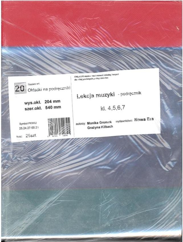 Coperta Narnia pentru manualul Lecție de muzică (25 buc) NARNIA