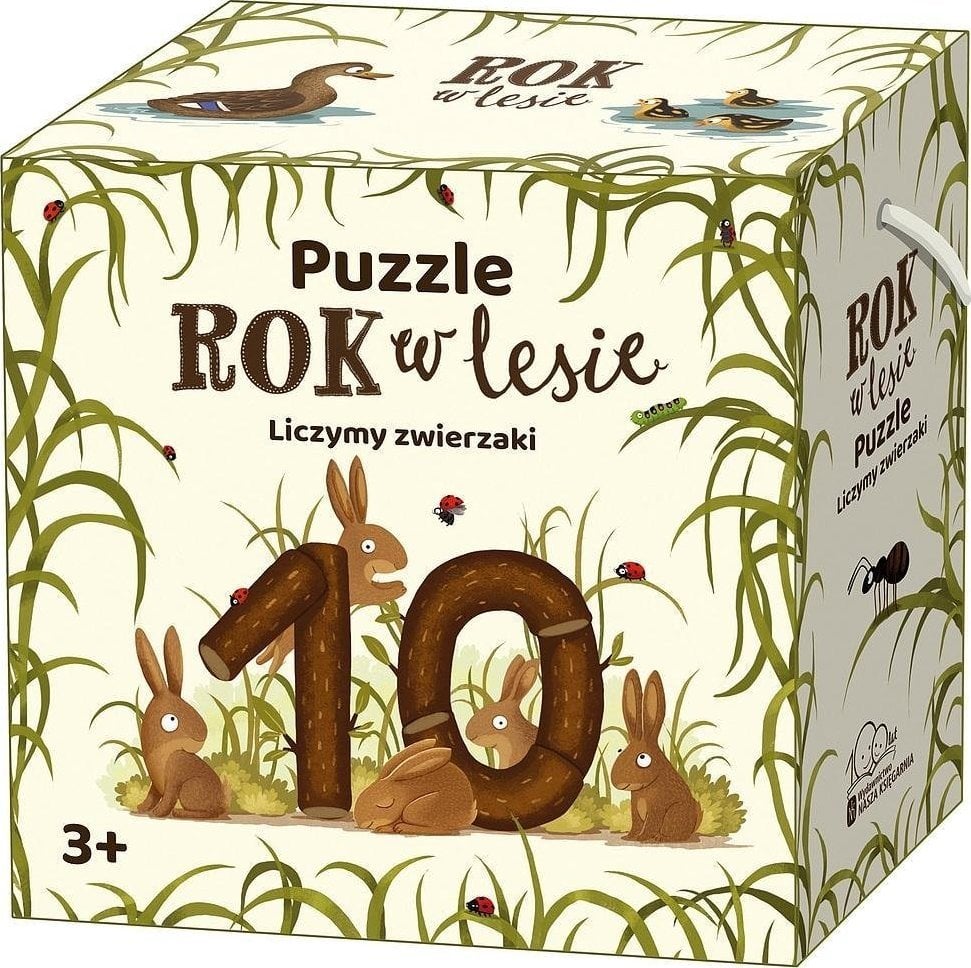 Librăria noastră Jigsaw Puzzle Un an în pădure. Numărăm animalele