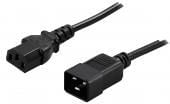 Natec cablu de alimentare prelungitor cablu de alimentare IEC 320 C13- C20 1,8 m Powerwalker negru (91010041)