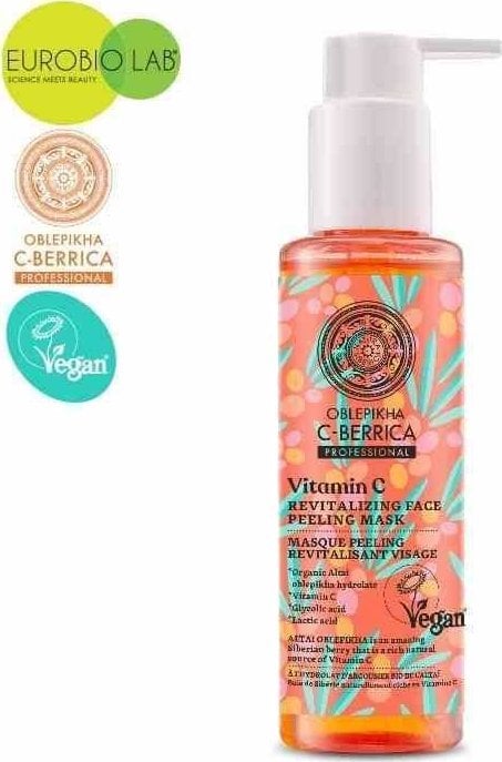 Natura Siberica C-BERRICA Mască peeling-revitalizantă de față 145 ml