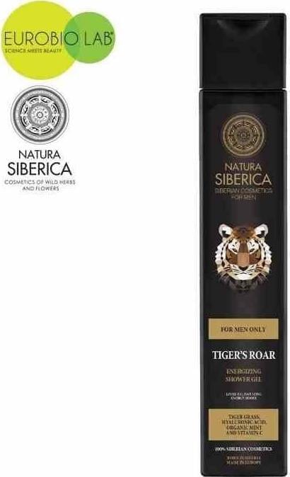 Gel de dus energizant Natura Siberica, Tiger's roar, 250 ml