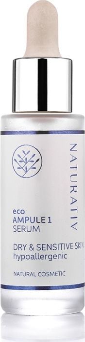 Naturativ Eco Ampule 1 Serum Ser pentru piele uscată și sensibilă pentru piele uscată și sensibilă 30 ml