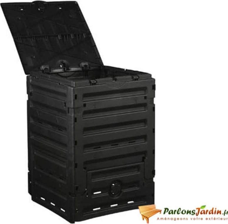 Nature Composter 300L negru (423521)