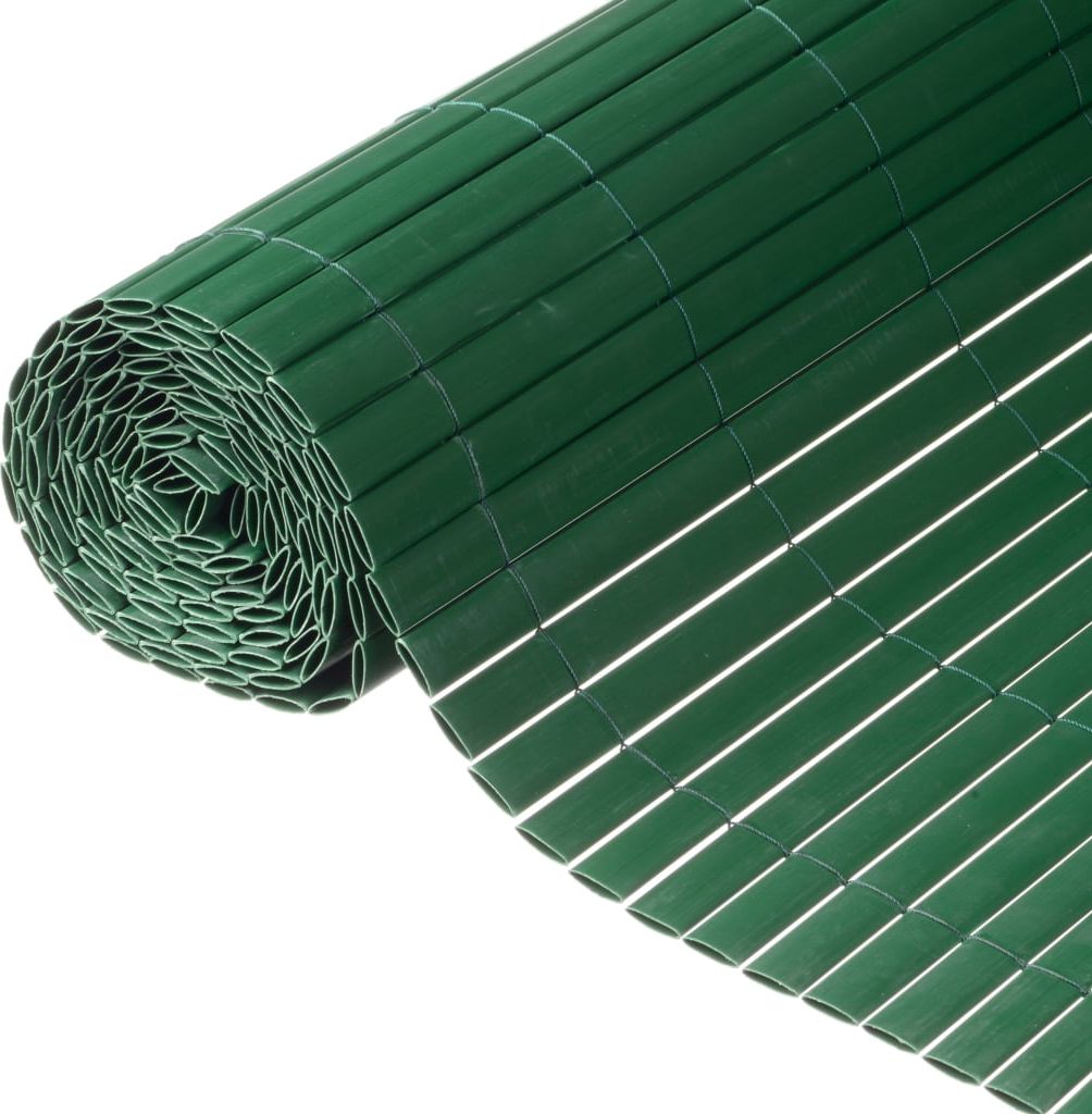 Nature Nature Covoraș pentru gard cu două fețe, PVC, 1,5 x 3 m, verde