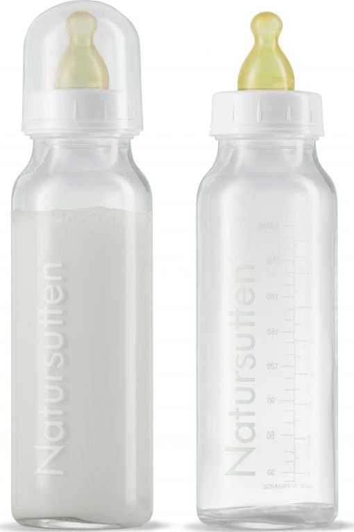 Natursutten Szklana butelka do karmienia 240 ml 2 szt.