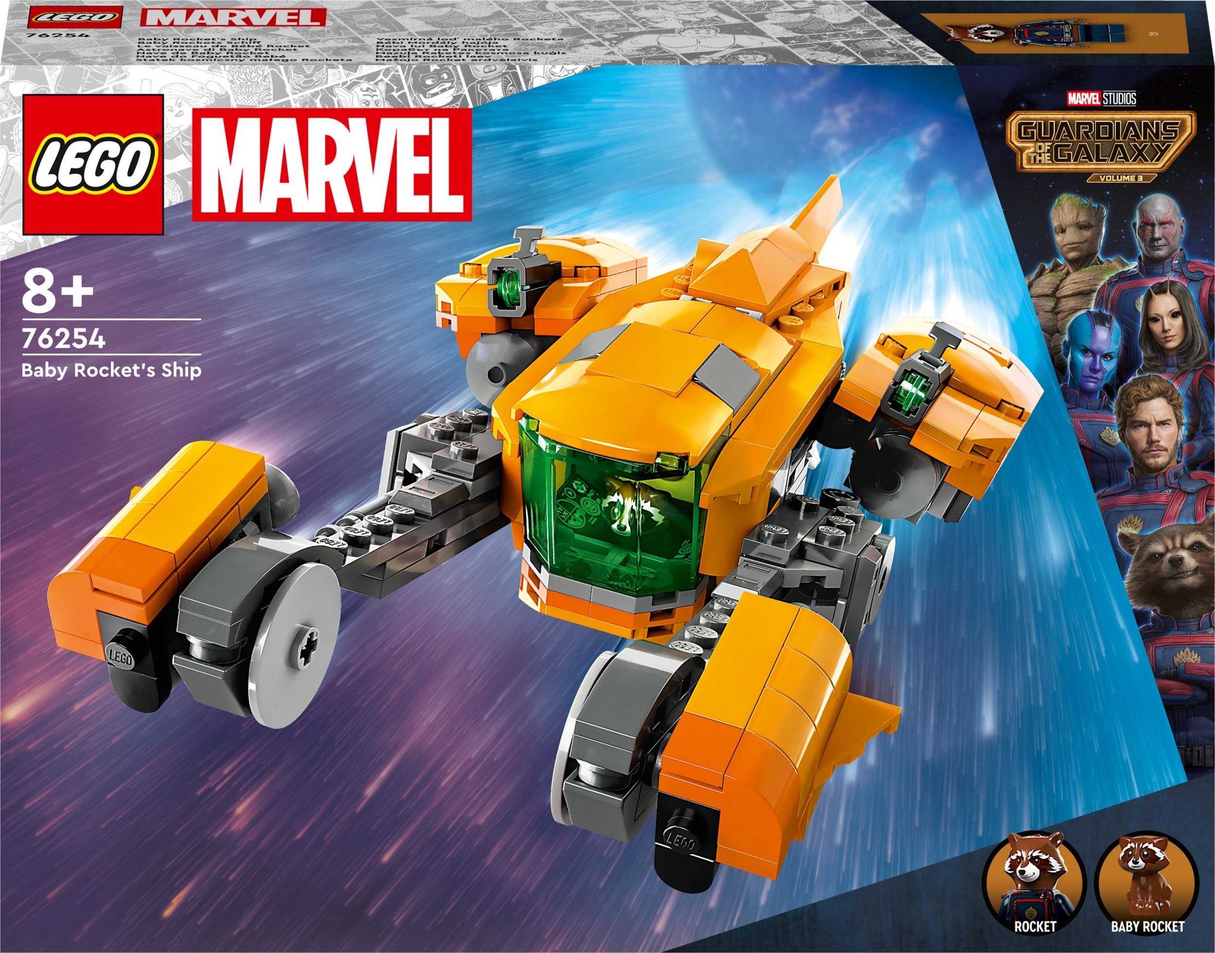 Nava spațială a lui Baby Rocket LEGO Marvel (76254)