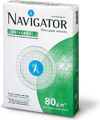 Hartie copiator NAVIGATOR Universal, A4, 80g/mp, 500 coli/top