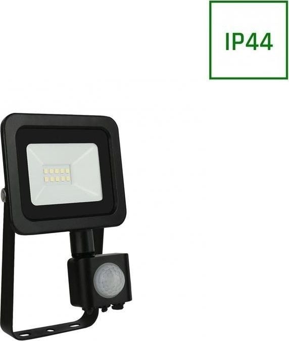 LUX 2 iluminatul ambiental SMD WW 230V 10W IP44 negru cu senzor de mișcare