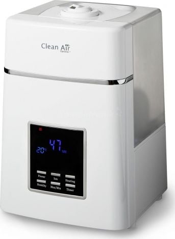 Umidificatoare - Umidificator CA604White Clean Air Optima , 9,6 litri/zi, Timer, Ionizator, Telecomanda, Display digital
