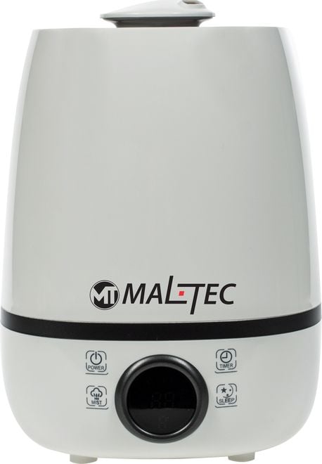 Umidificatoare - Umidificator de aer Maltec WT-4000KW Aroma Alb,Fara ionizare,cu ultrasunete,25m2