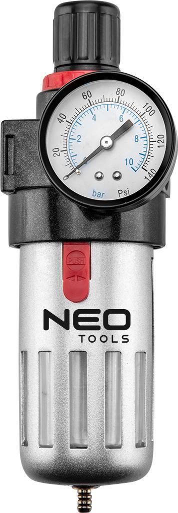 Neo Filtr odwadniacz z reduktorem (Filtr odwadniacz 1/2`,z reduktorem ciśnienia, metalowa obudowa)
