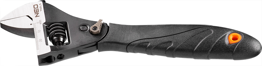 Neo Klucz nastawny typu szwed 200mm gumowa rękojeść (03-017)