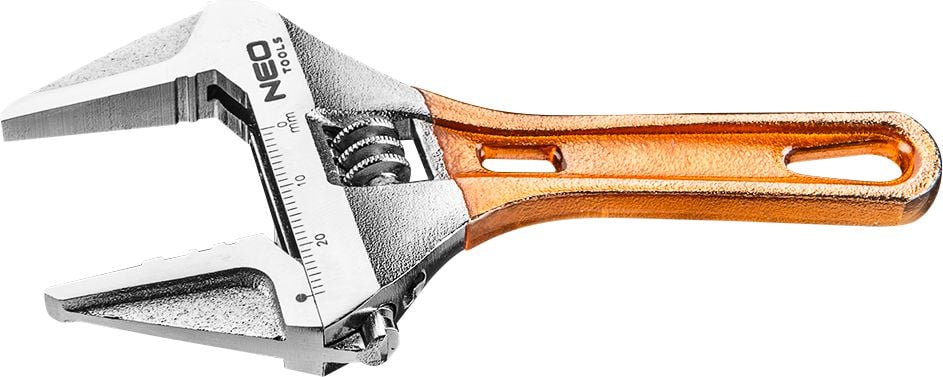 Neo Klucz nastawny typu szwed 43 x 156mm stalowa rękojeść (03-021)