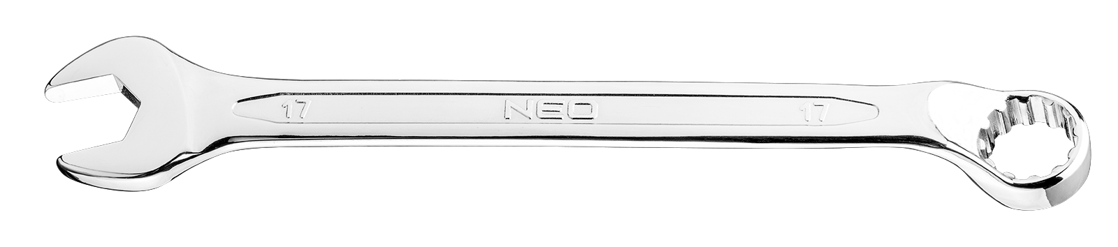 Neo Klucz płasko-oczkowy odgięty spline 19mm (09-469)