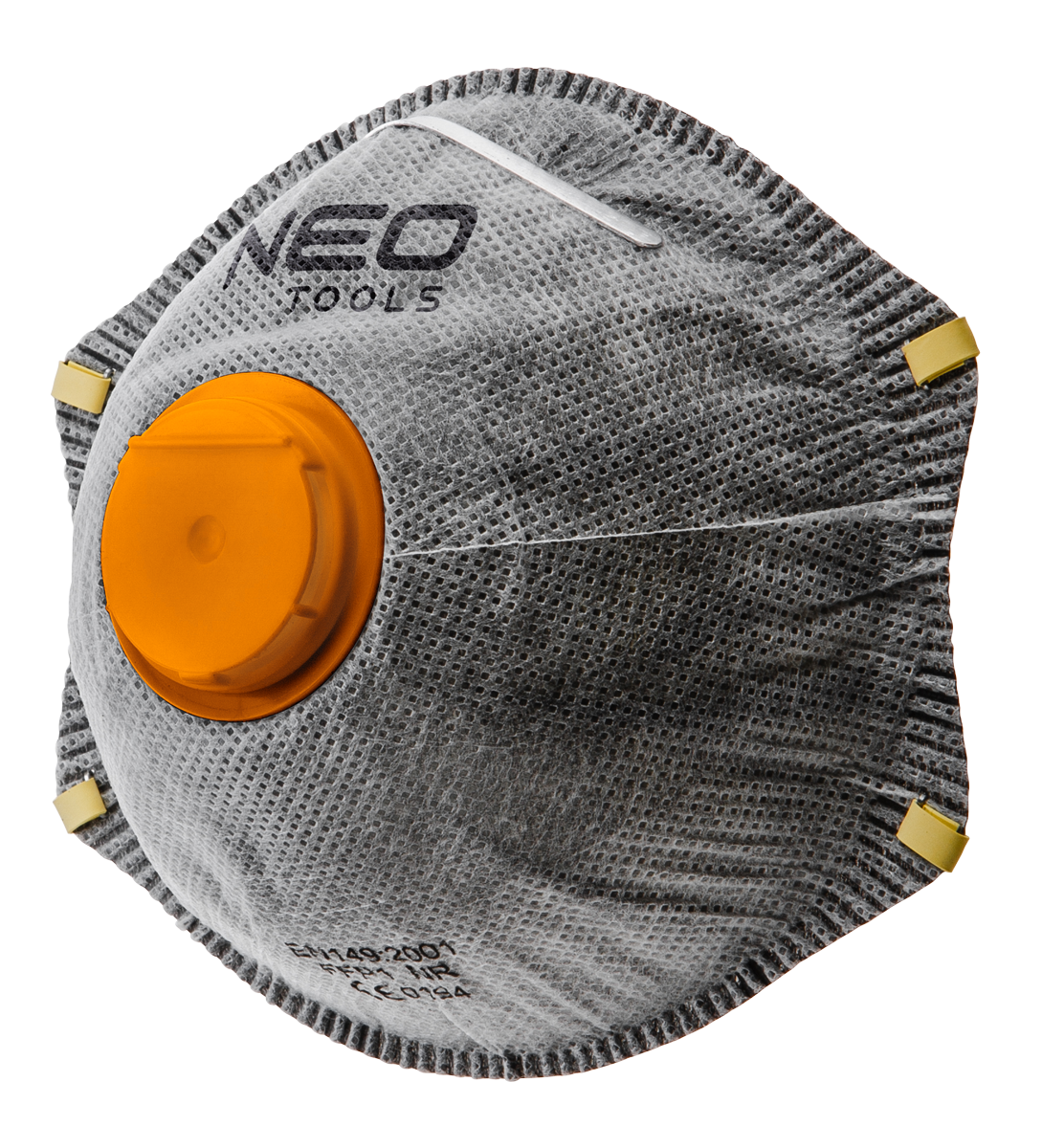 Semi-mască Neo Dust cu cărbune activ FFP2 cu supapă, 3 buc. (97-301)