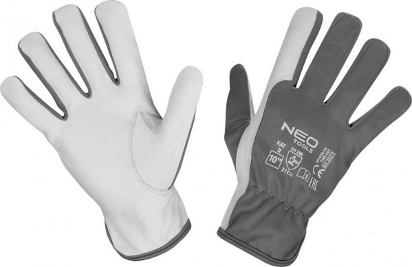 Neo Rękawice robocze (Rękawice robocze, 2122X, skóra kozia, rozmiar 10`, CE)