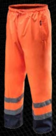 Neo Spodnie robocze ostrzegawcze wodoodporne pomarańczowe rozmiar XXXL (81-771-XXXL)