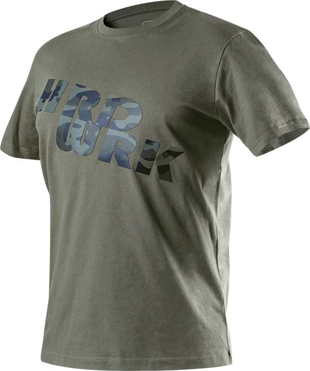Neo T-shirt (T-shirt roboczy oliwkowy CAMO, rozmiar L)