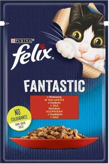 Nestle FELIX plic FANTASTIC BEEF in jeleu /26 85g