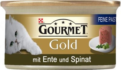 Nestle GOURMET GOLD 85g org. pateu SPANAC DE RATA