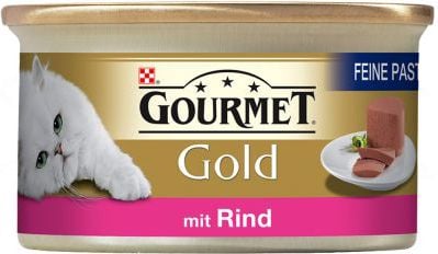 GOLD GOURMET 85g Carne de vită org.pate