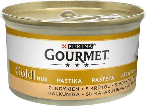 Nestle GOURMET GOLD pudră 85g CURCAN în mousse /24
