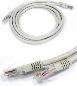 Cablu patchcord netrack patch cable rj45, snagless boot, cat 6 utp, 1m grey