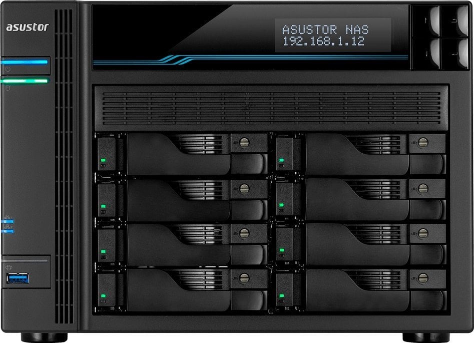 NAS - Network Attached Storage Asustor LOCKERSTOR 8 AS6508T, 8-Bay, Intel Atom® C3538 2.1GHz, 8GB DDR4