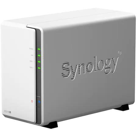 Network Attached Storage Synology DiskStation DS218j cu procesor Marvell Armada 385 88F6820 Dual Core 1.3 GHz, 512MB DDR3, 2-Bay, 1 x Gigabit LAN, 2 x USB 3.0