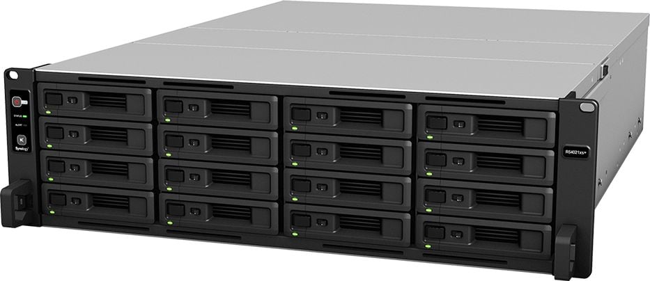 Network Attached Storage Synology RackStation RS4021xs+, 16-bay, 8-Core Intel Xeon D-1541, 16 GB DDR4 ECC UDIMM, 2 x USB 3.2, 2 x Expansion Port