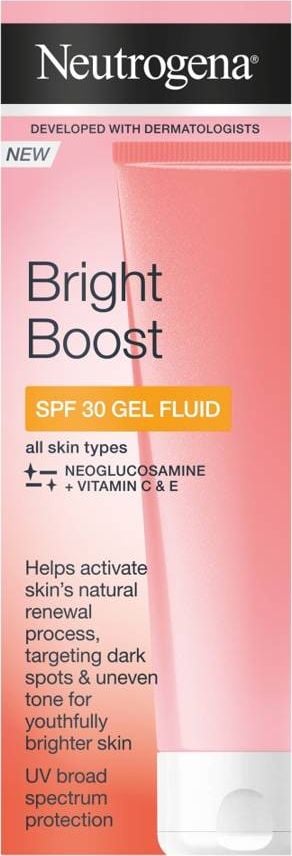 Neutrogena Neutrogena Bright Boost Żel ochronny SPF 30 do twarzy 50ml