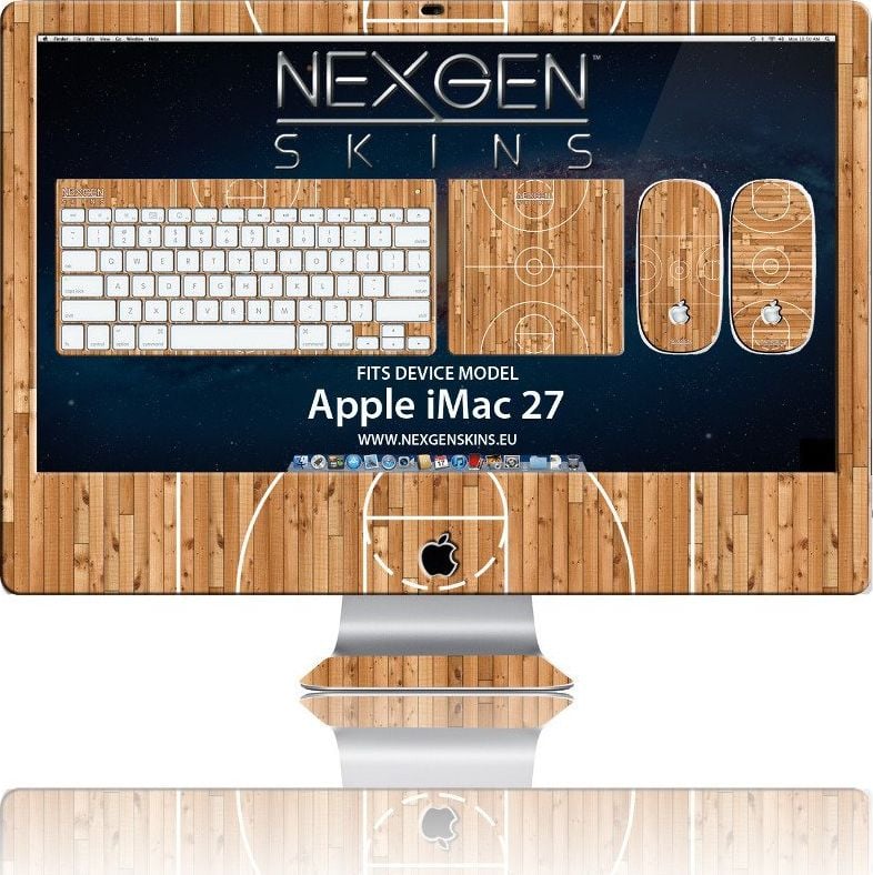 Nexgen Skins iMac 27 3D Case Skin Pack (Hardwood Classic 3D)
