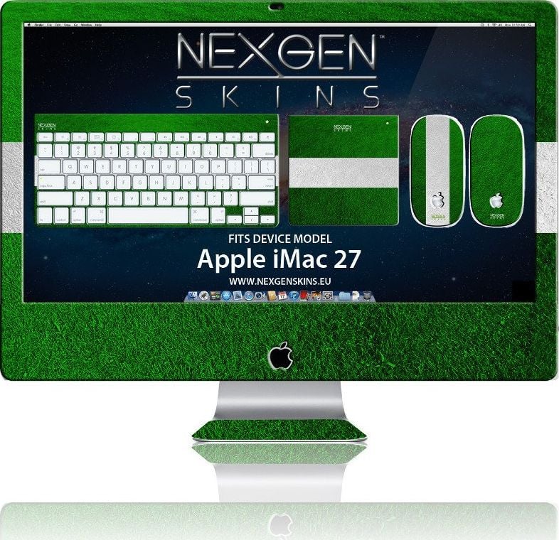 Nexgen Skins iMac 27 3D Case Skin Pack (On the Field 3D)