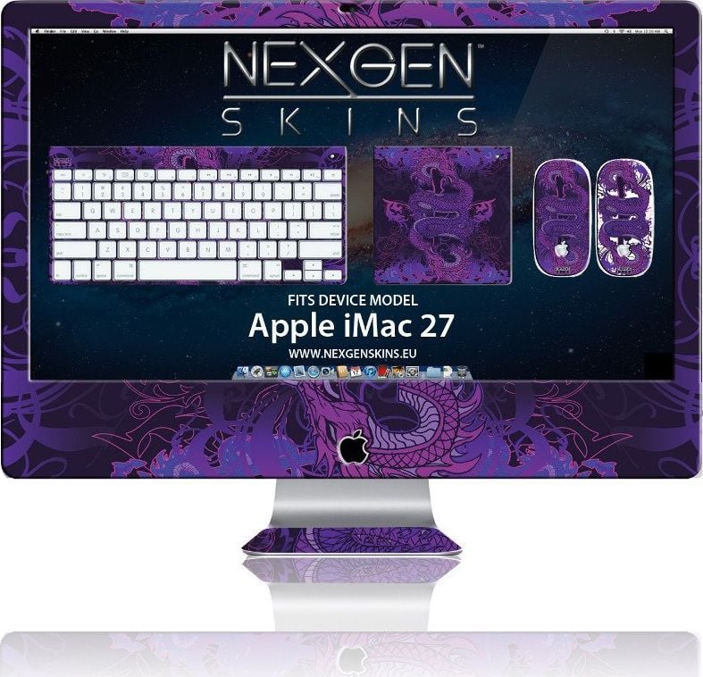Nexgen Skins iMac 27 3D Case Skin Pack (Serpentine 3D)
