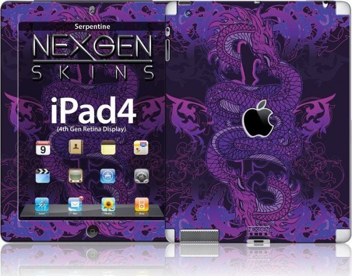 Alte accesorii tablete - Nexgen Skins Nexgen Skins - Set de skin pentru carcasă cu efect 3d Ipad 2/3/4 (serpentine 3d)