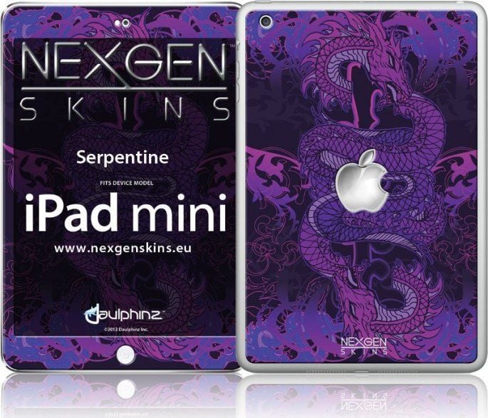 Alte accesorii tablete - Nexgen Skins Nexgen Skins - Set de skinuri pentru carcasă cu efect 3d Ipad Mini (serpentine 3d)