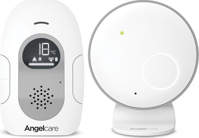 Monitoare video bebelusi - Monitor pentru copii Angelcare AC110,bidirecțional, 250 m,baterie-rețea,
alb,
Fără fir