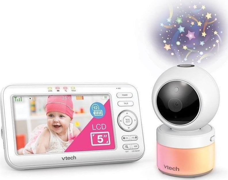 Monitoare video bebelusi - Monitor pentru copii Vtech Monitor pentru bebelusi video 5 inchi VM-5463