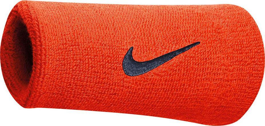 Nike Nike Nike Swoosh Doublewide Wristbands portocaliu N0001586804OS