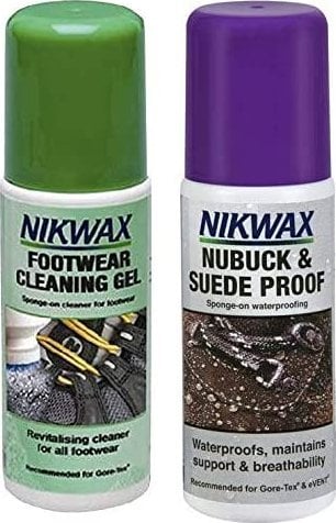 Set Nikwax Nubuck si piele intoarsa Nikwax + gel de curatare