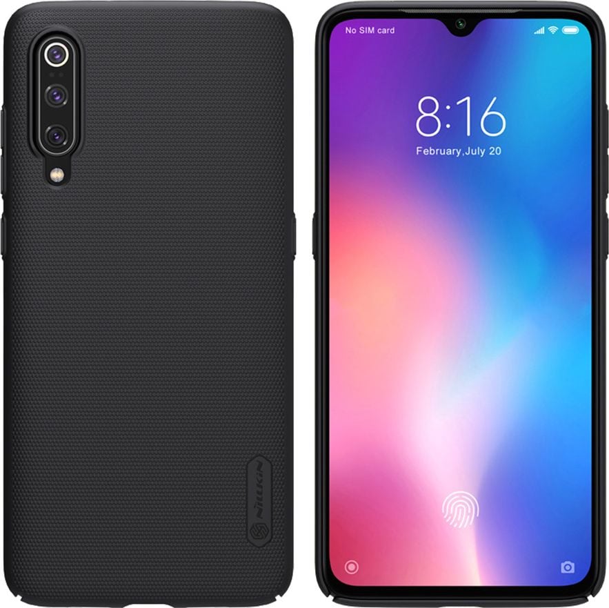 Husa Nillkin Super Frosted Shield Xiaomi Mi 9, neagra