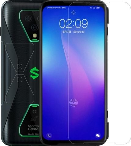 Folie protectie ecran Tempered 2.5 D pentru Xiaomi Black Shark 3 Pro, Nillkin, Sticla, Transparent